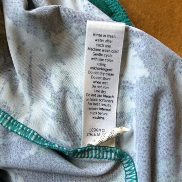 Athleta Women Napali Cross Strap Tankini Size Small - Picture 7 of 9